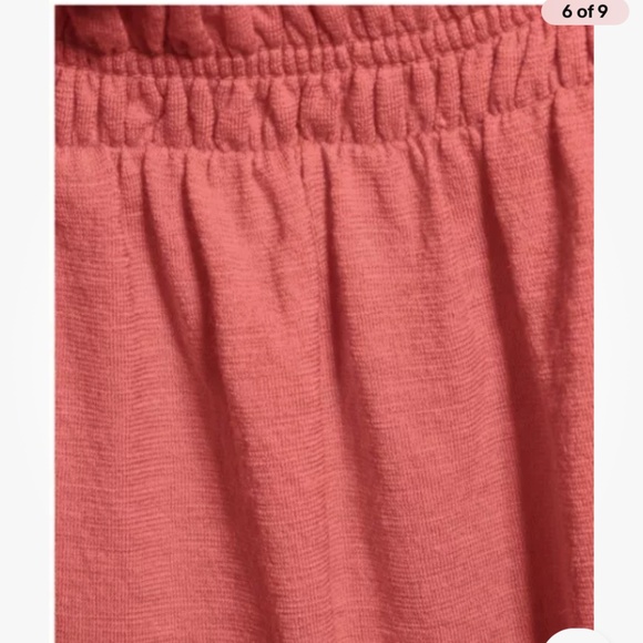 Time and Tru Women’s Smocked Strap Coral Tank Top Size Small … - Picture 6 of 9